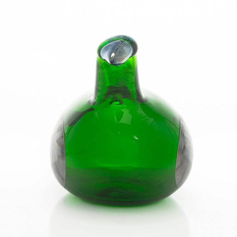 Oiva Toikka, An annual bird and egg 'Lakla', signed O. Toikka Iittala 2015.