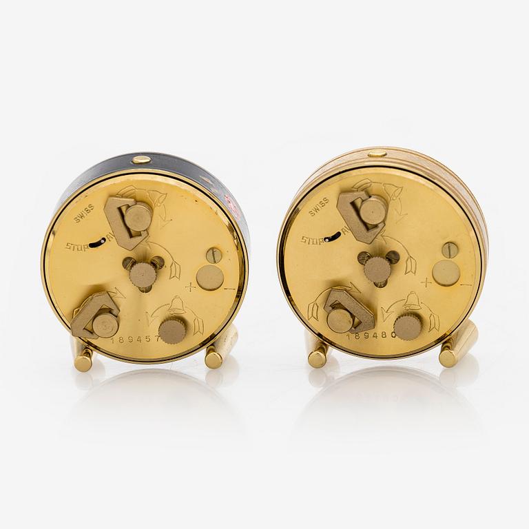 Herätyskellot, 2 kpl, Looping, 8-päivää.