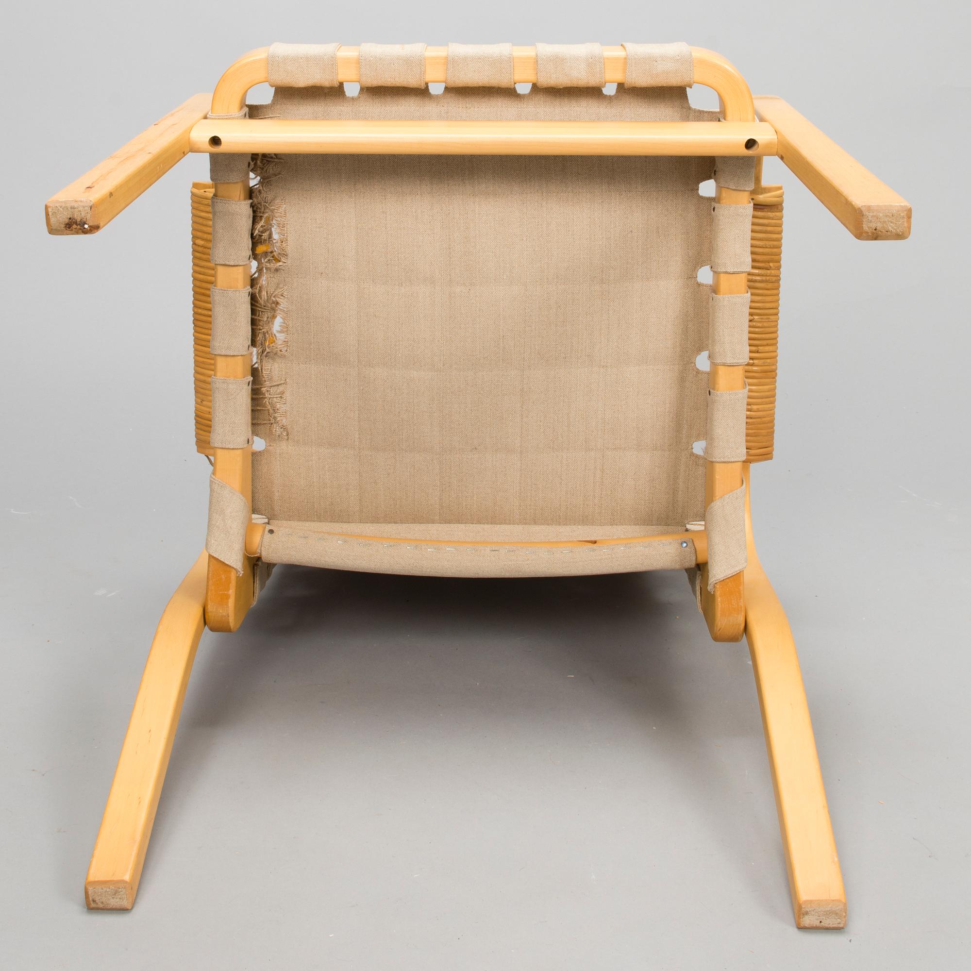 ALVAR AALTO, A 'model 45' armchair, Artek, last quarter of the 20th Century.