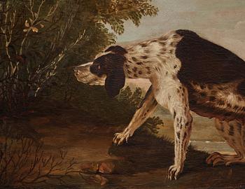 Jean-Baptiste Oudry, efter, Hund och rapphöns, 2 st.