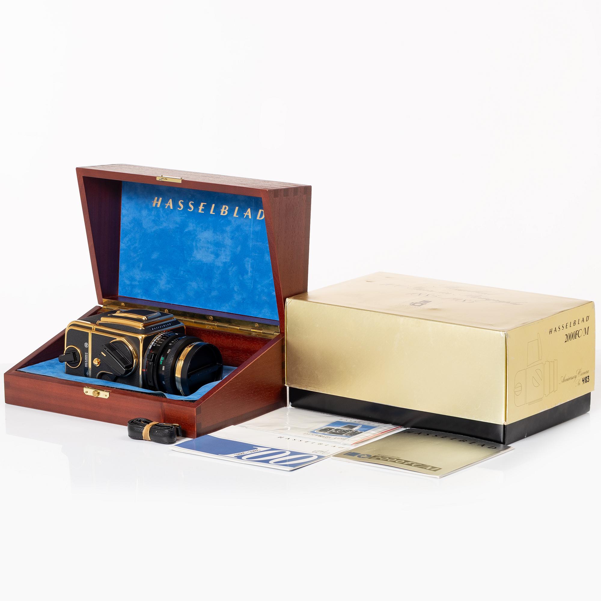 A Hasselblad camera, 2000FC/M, anniversary edition, 1985.
