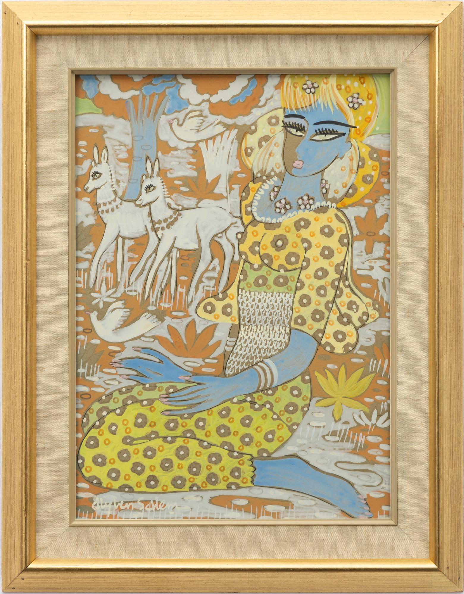Aly Ben Salem, Woman and deer.