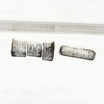 Alexander Nikolajewitsch Sokolow, bricka, silver, S:t Petersburg, Ryssland 1872.