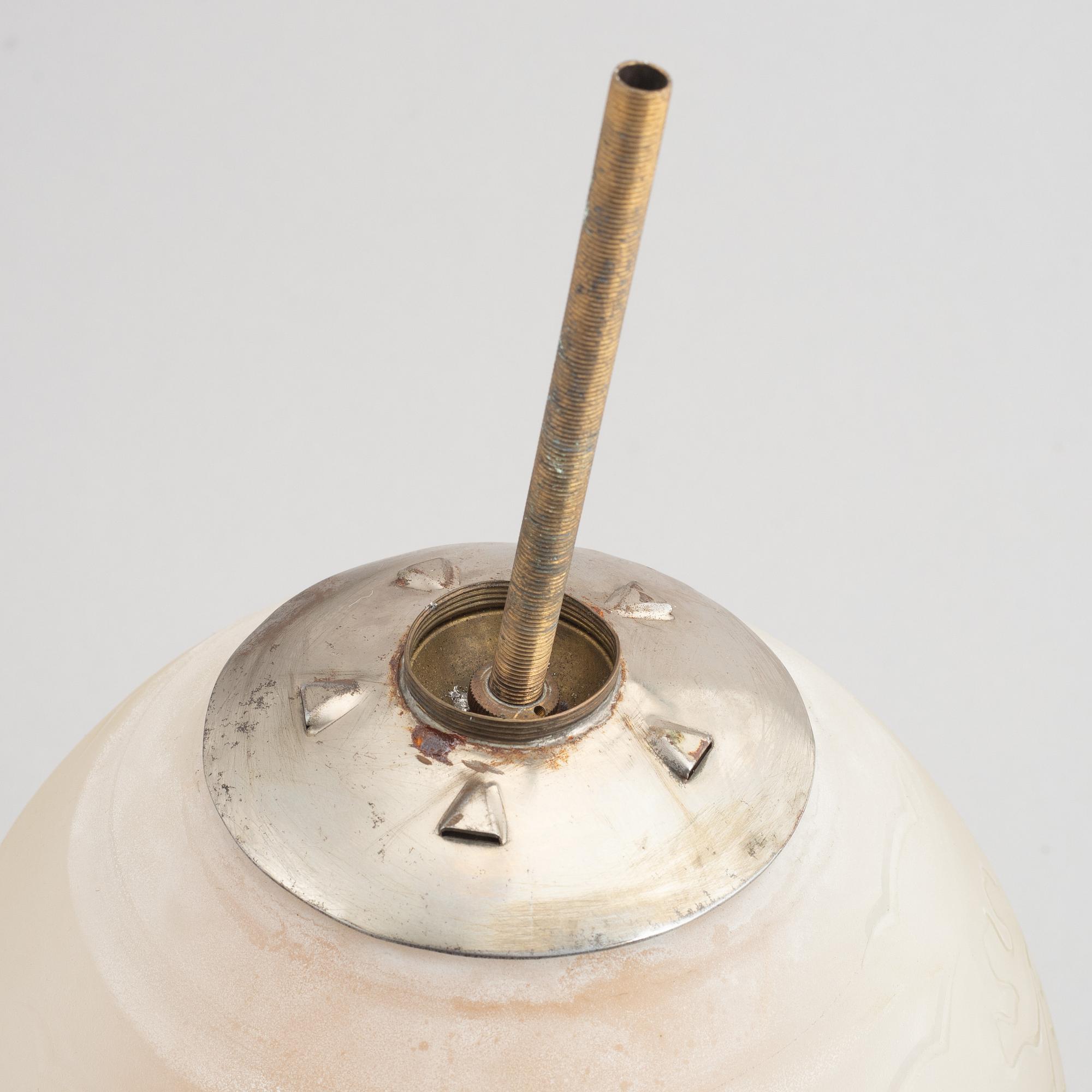 Lampkupa, Swedish Modern, Kjell Löwenadler, Glössner, 1900-talets mitt.