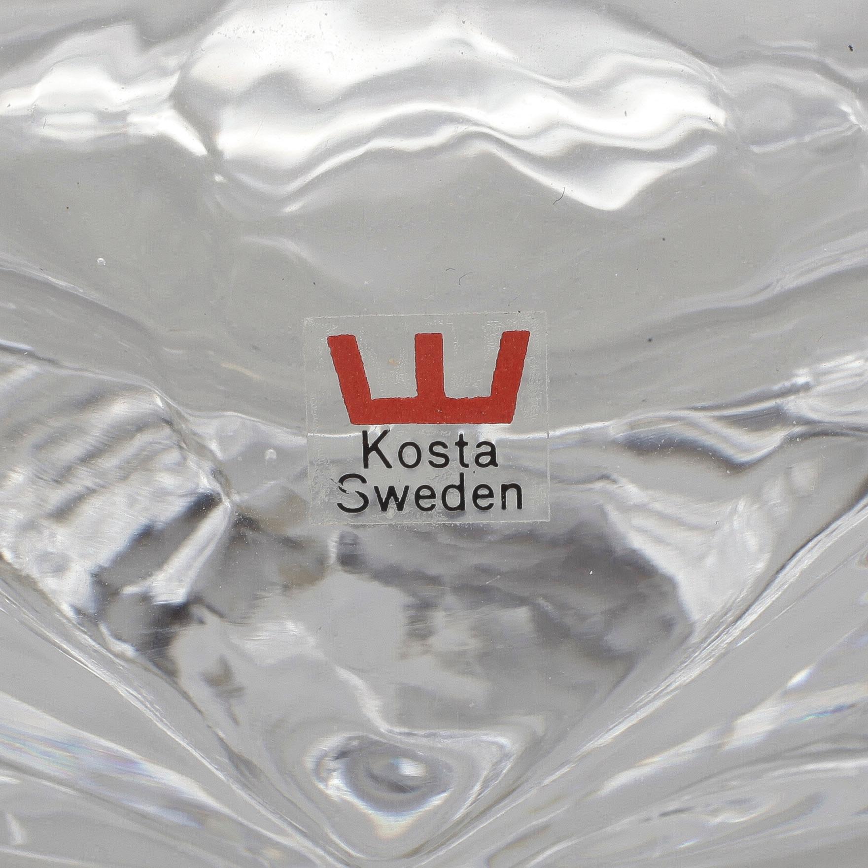 BORDSLAMPA, glas, Hanne Dreutler, Kosta.