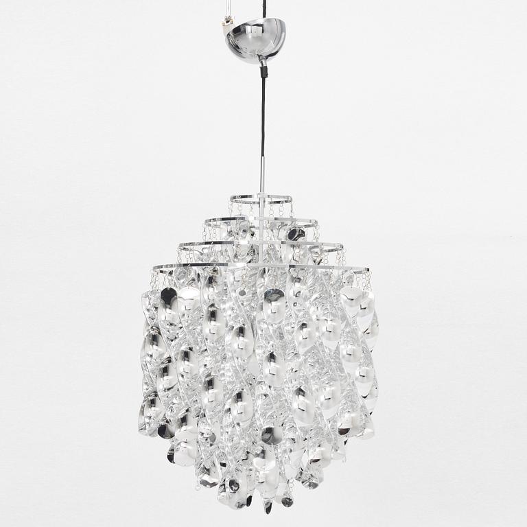 A 'Spiral SP01' pendant lamp by Verner Panton, designed 1969.