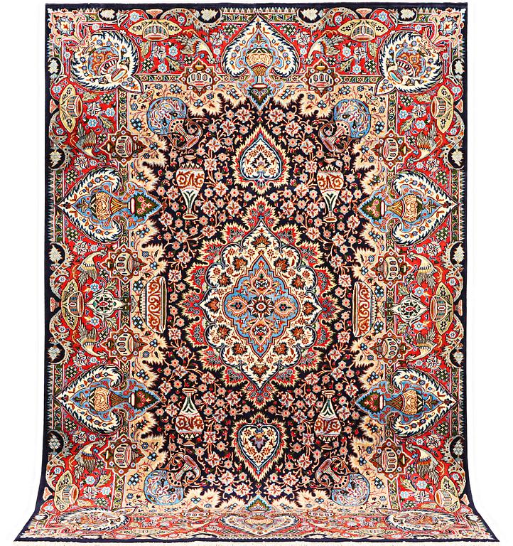 A Kashmar carpet, a. 300 x 200 cm.