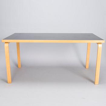 ALVAR AALTO, a late 20th century  '81A', table for Artek.