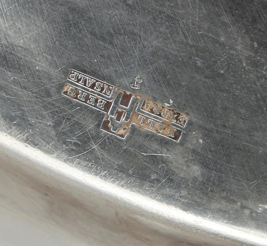 BRICKA, nysilver, CG Hallberg.