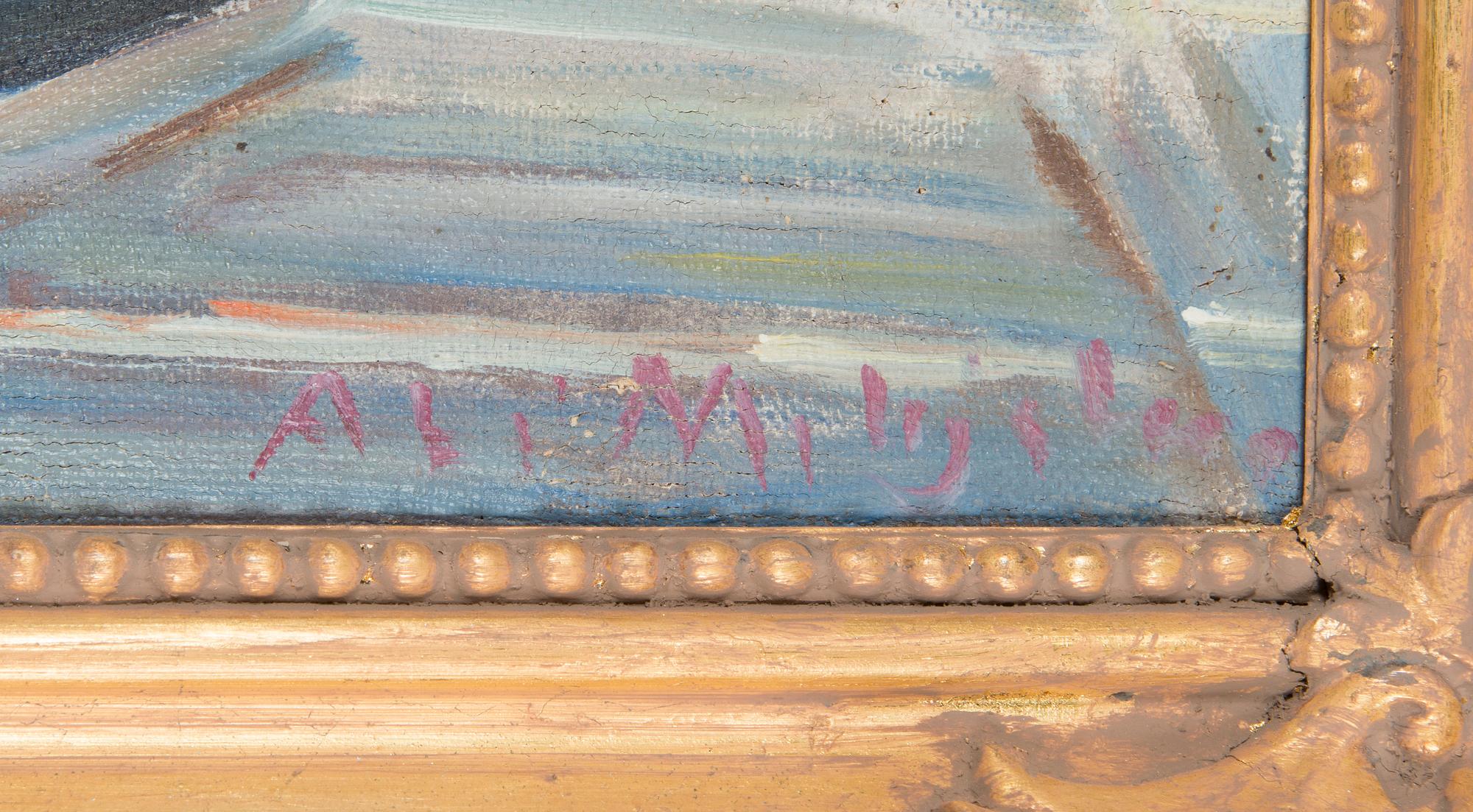 Ali Munsterhjelm, Vy över Aura å.