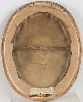 UNKNOWN ARTIST, 18/19th Cenrury, pastel, signerad Christian Sjöberg and dated 1821 verso.
