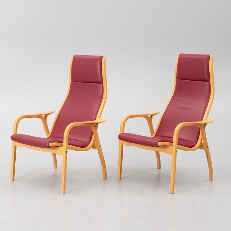 Yngve Ekström, Armchairs, a pair, “Lamino”, Swedese.