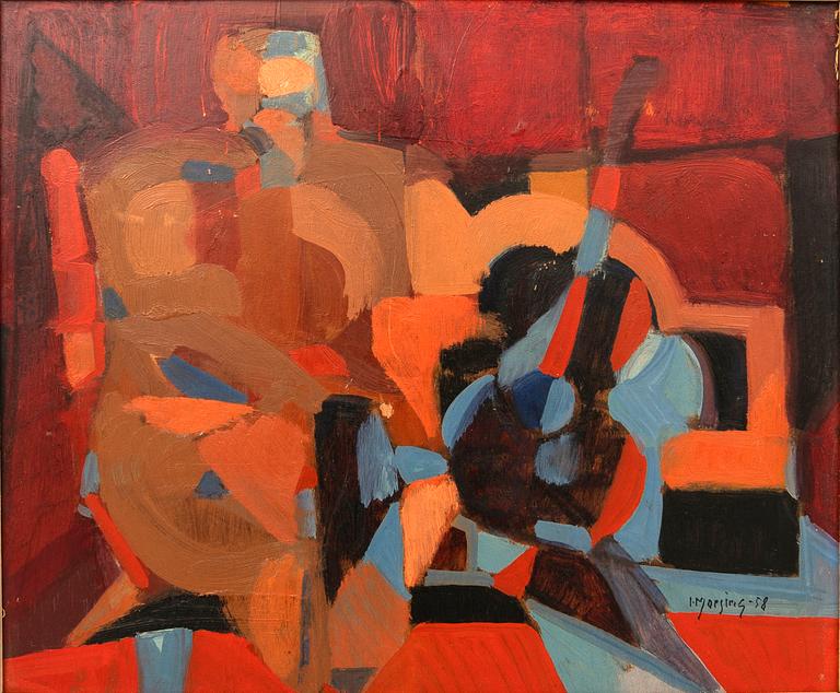 Ivar Morsing, "Man with Guitar," 1957.