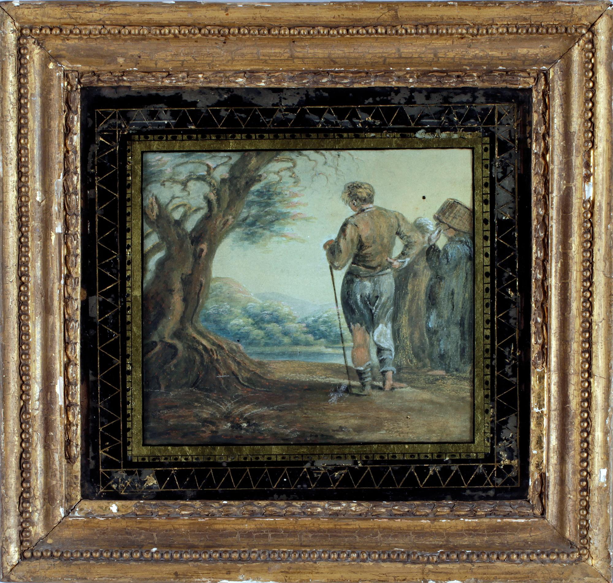 OKÄND KONSTNÄR, akvarell, 1700/1800-tal.