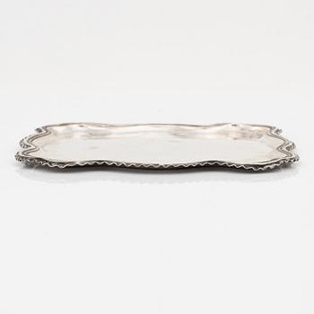A Russian Silver Platter, Assay Master Stepan Belkin, Alderman Fedor Petrov, Moscow 1781.