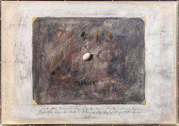 JÖRGEN WARING, mixed media signed.