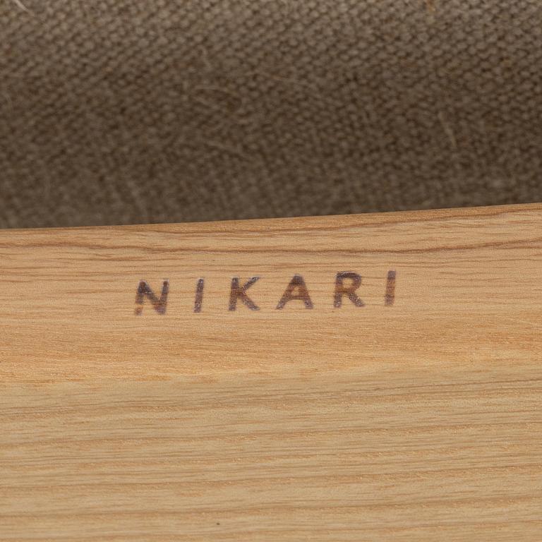 Jasper Morrison & Wataru Kumano, fåtölj med fotpall, "December Chair" Nikari, Finland.