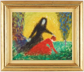 STELLAN MÖRNER, oil on board, signed.