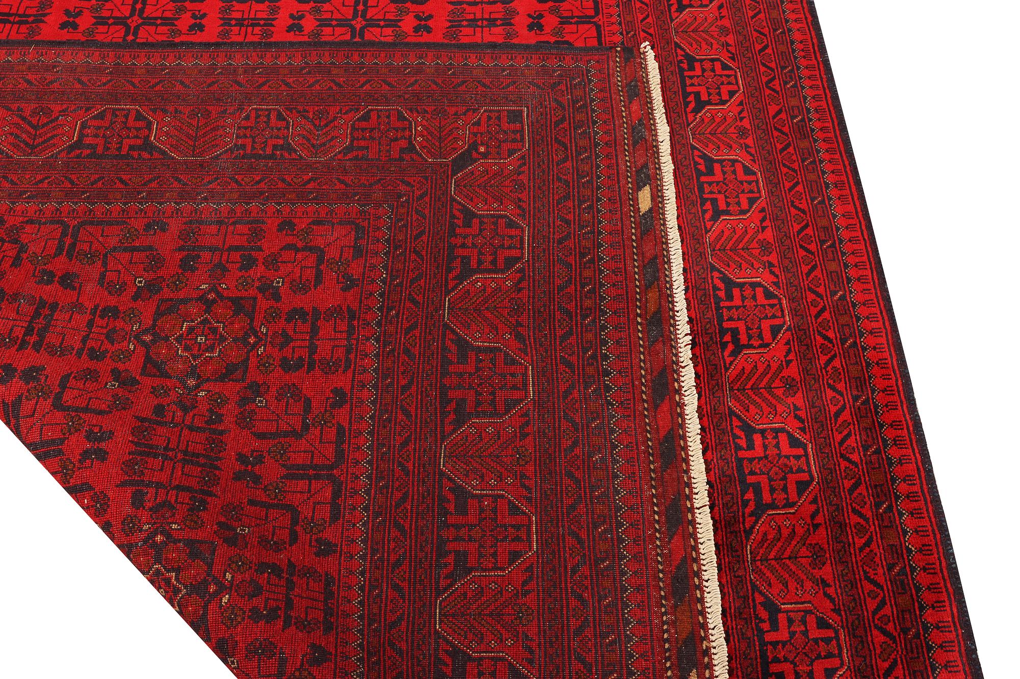 An Afghan Mamluk carpet, c. 292 x 204 cm.