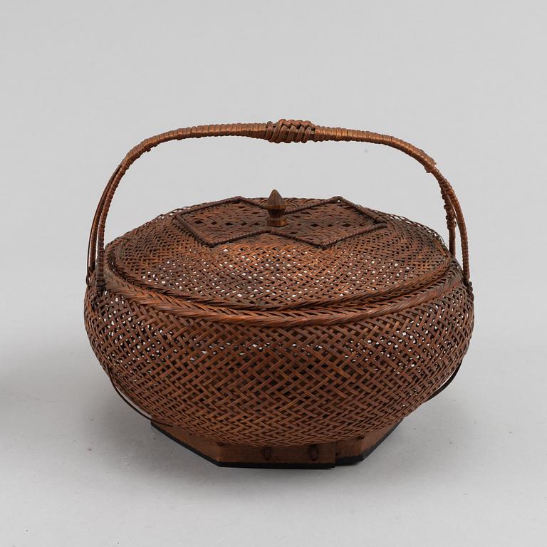 Two Japanese baskets, early 20th Century.