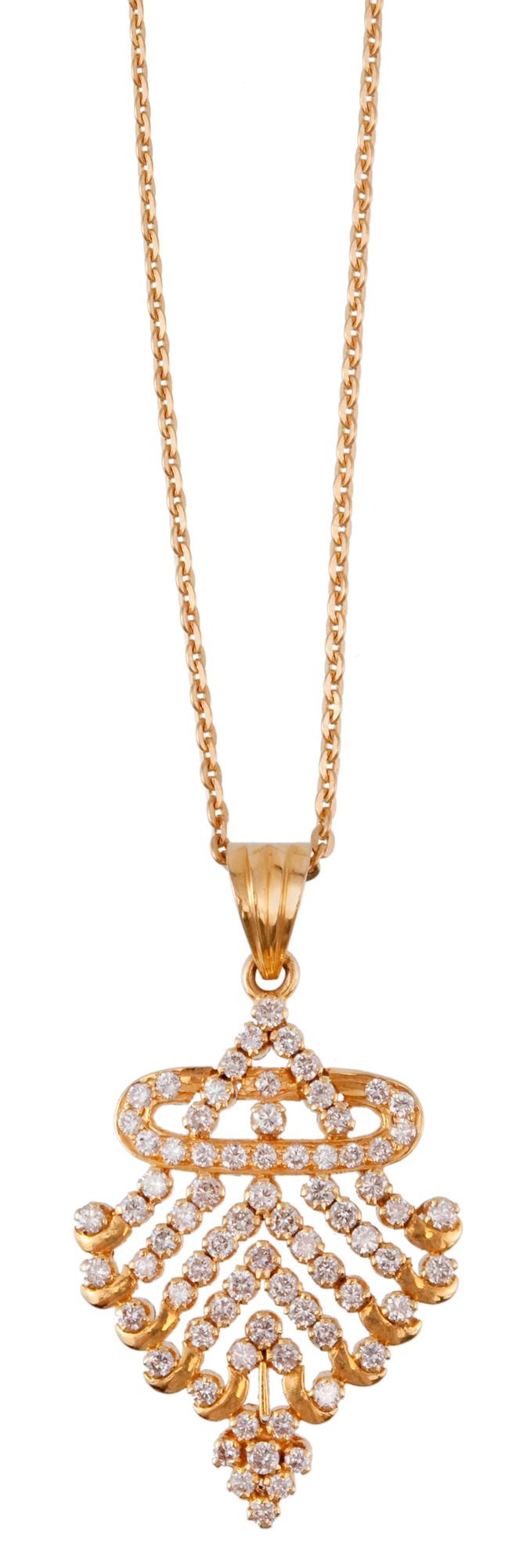 DIAMANTHÄNGE MED KED.