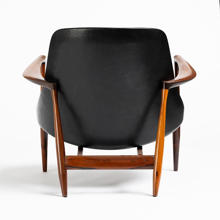Ib Kofod-Larsen, a rosewood "Elizabeth" easy chair, cabinetmakers Christensen & Larsen, Denmark, 1950s-60s.