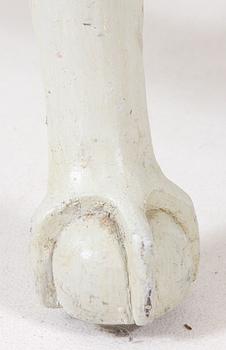 STOLAR, 6 st, senbarock/rokoko, sannolikt Västsverige, 1700-tal.