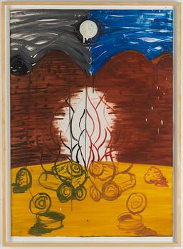 Joe Villablanca · Joe Villablanca, goauche på papper