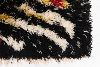 A carpet, knotted pile, ca 200 x 143 cm.