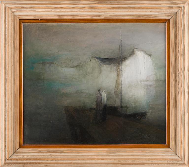 Elvi Maarni, Two Figures on the Jetty.