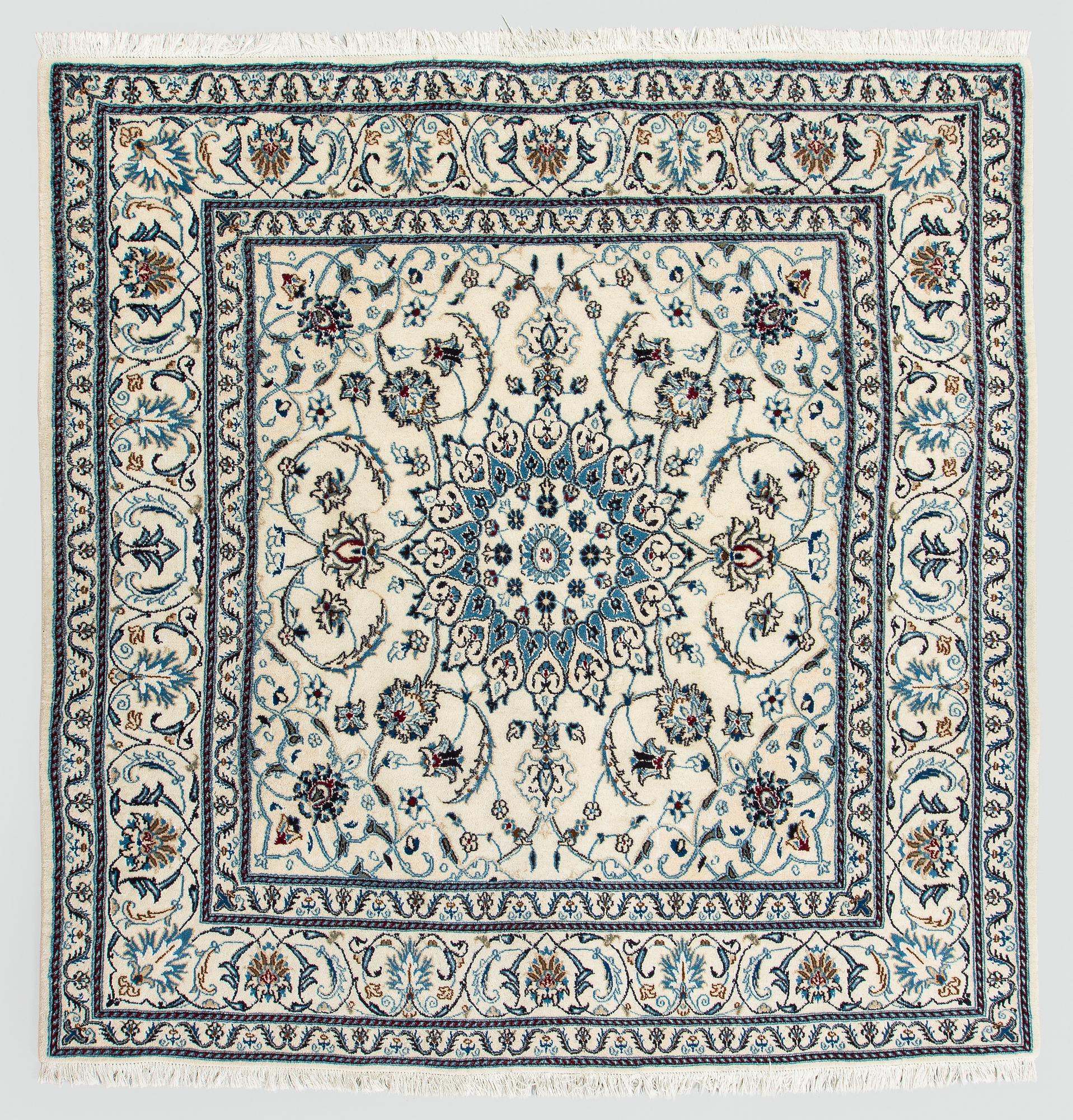 A Nain carpet, ca. 194 x 194 cm.