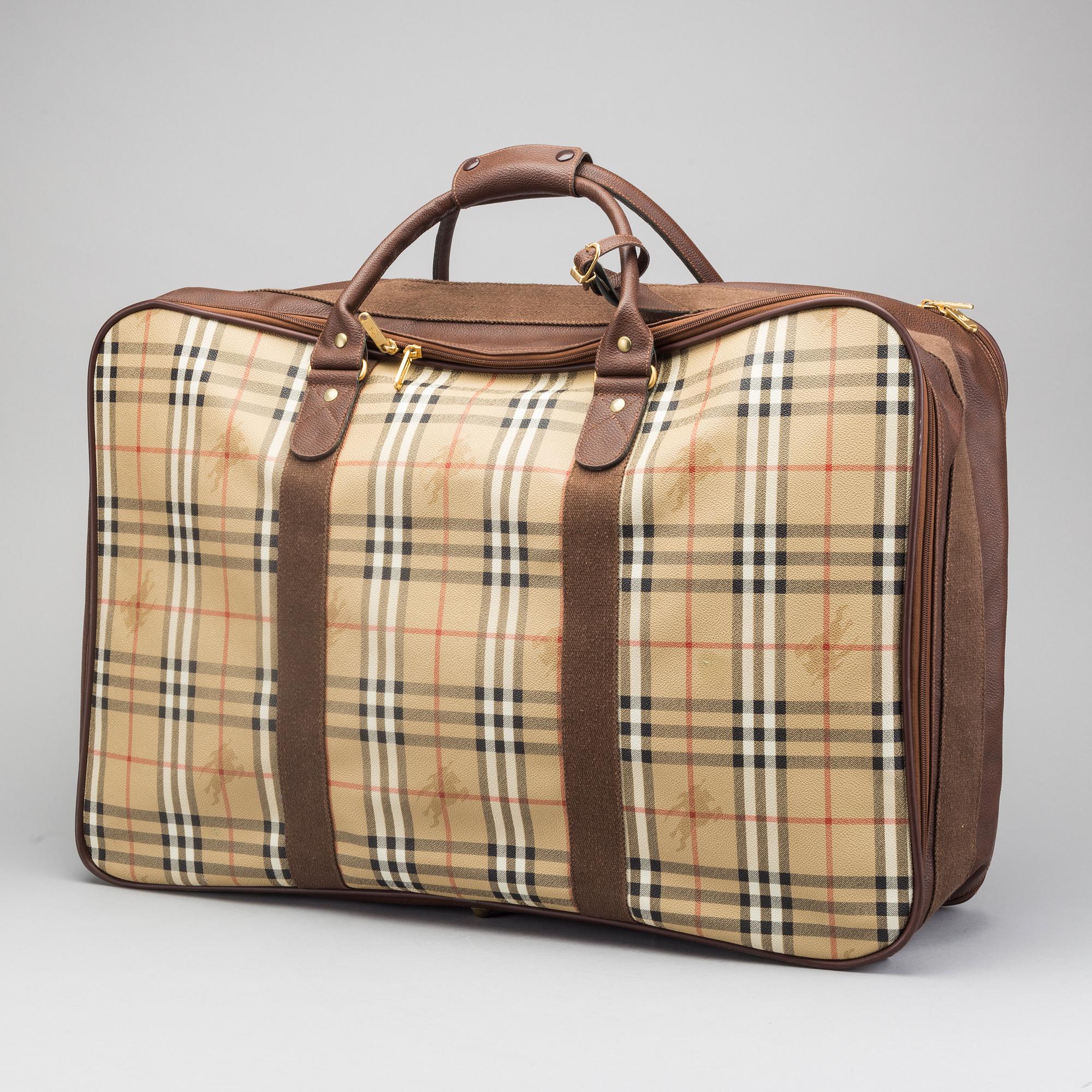 BURBERRY, suitcase.