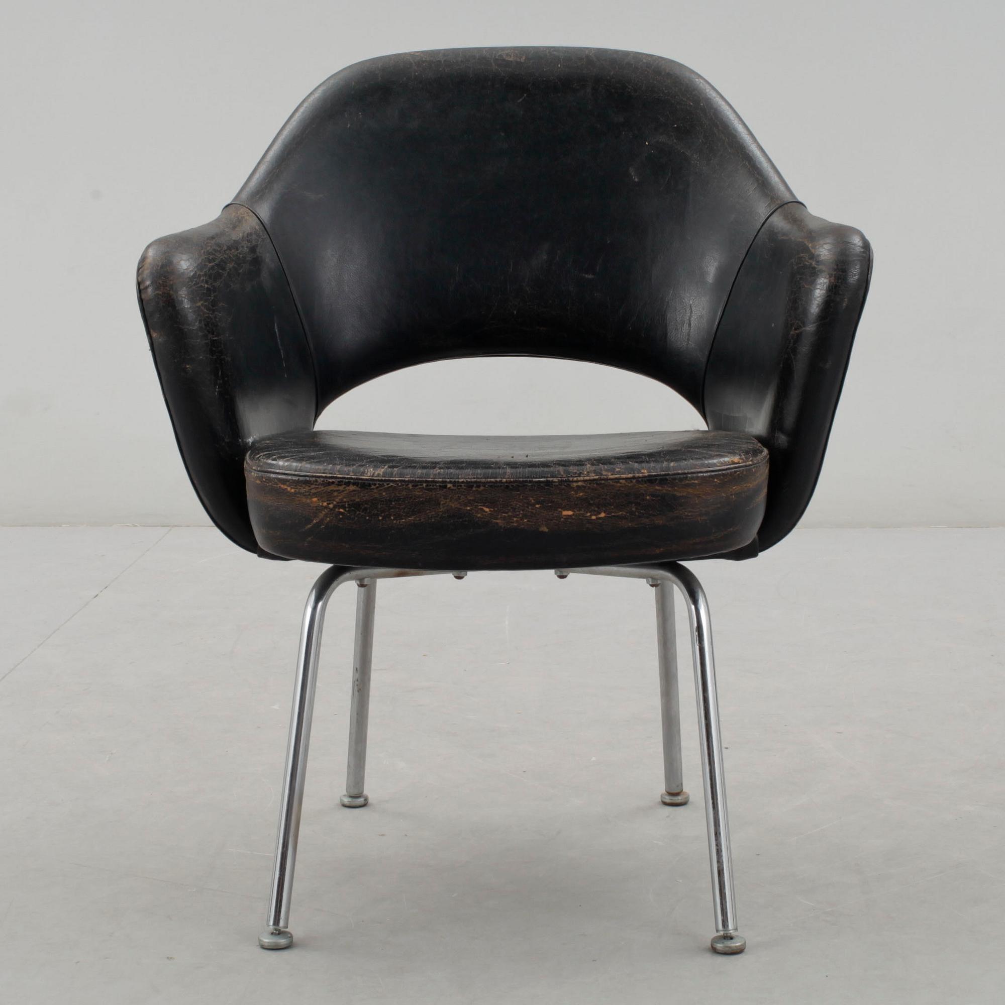 KARMSTOL, 'Executive Side Chair', Eero Saarinen, NK's verkstäder för Knoll International, 1963.