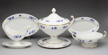 SERVIS, 108 delar, porslin. Rörstrand sekelskiftet 1900.