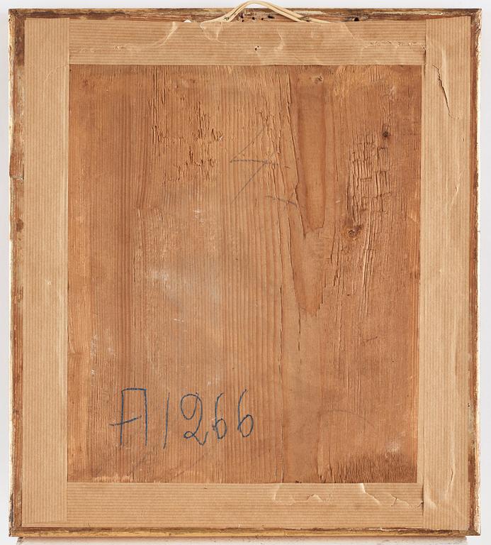 AKVARELLER, nio stycken. Okänd konstnär, Qingdynastin, 1800-tal.