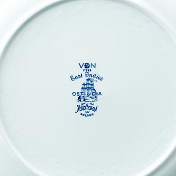 SERVISDELAR, Ostindia, Rörstrand, 25 delar.