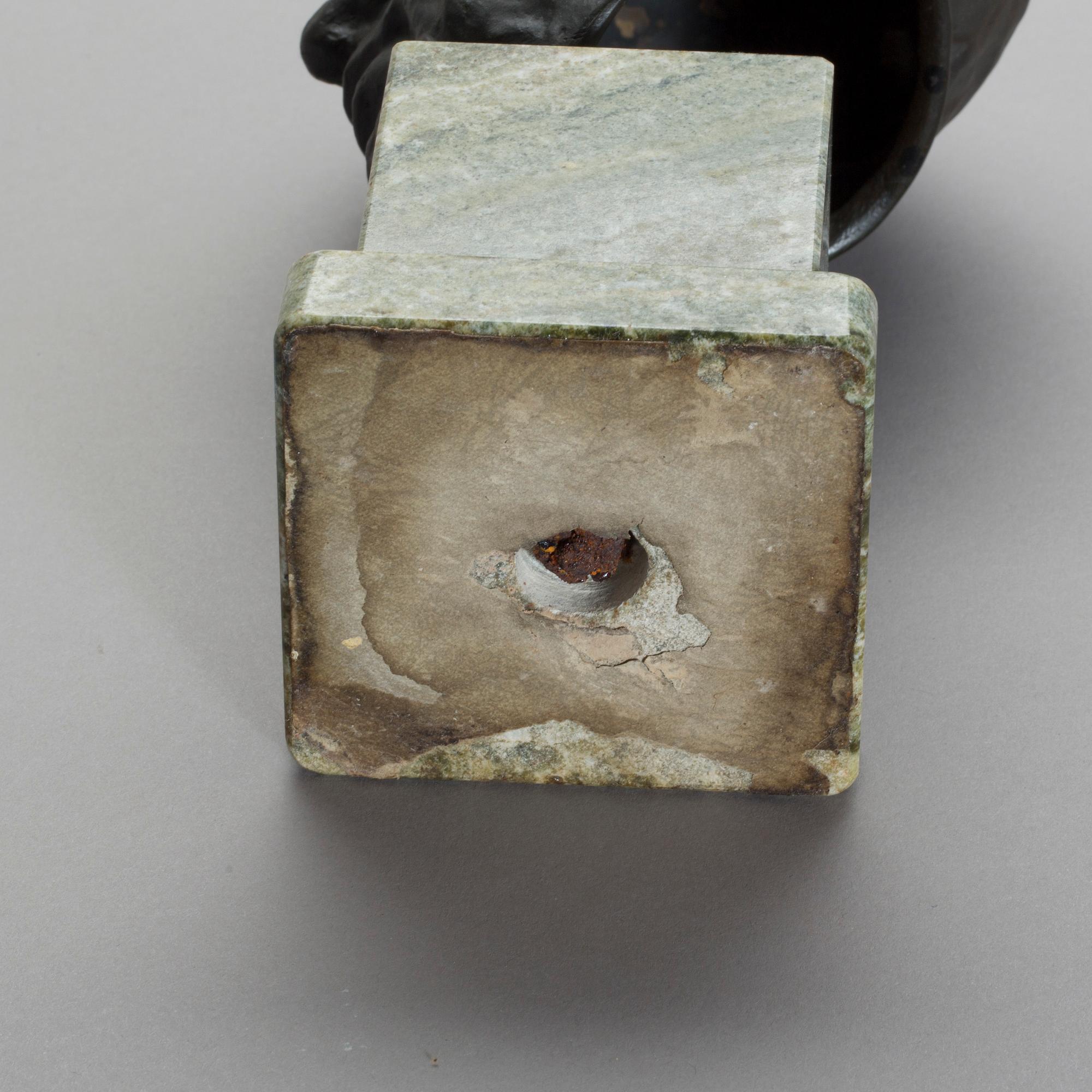 WILHELM HENNING, skulptur, brons, signerad.