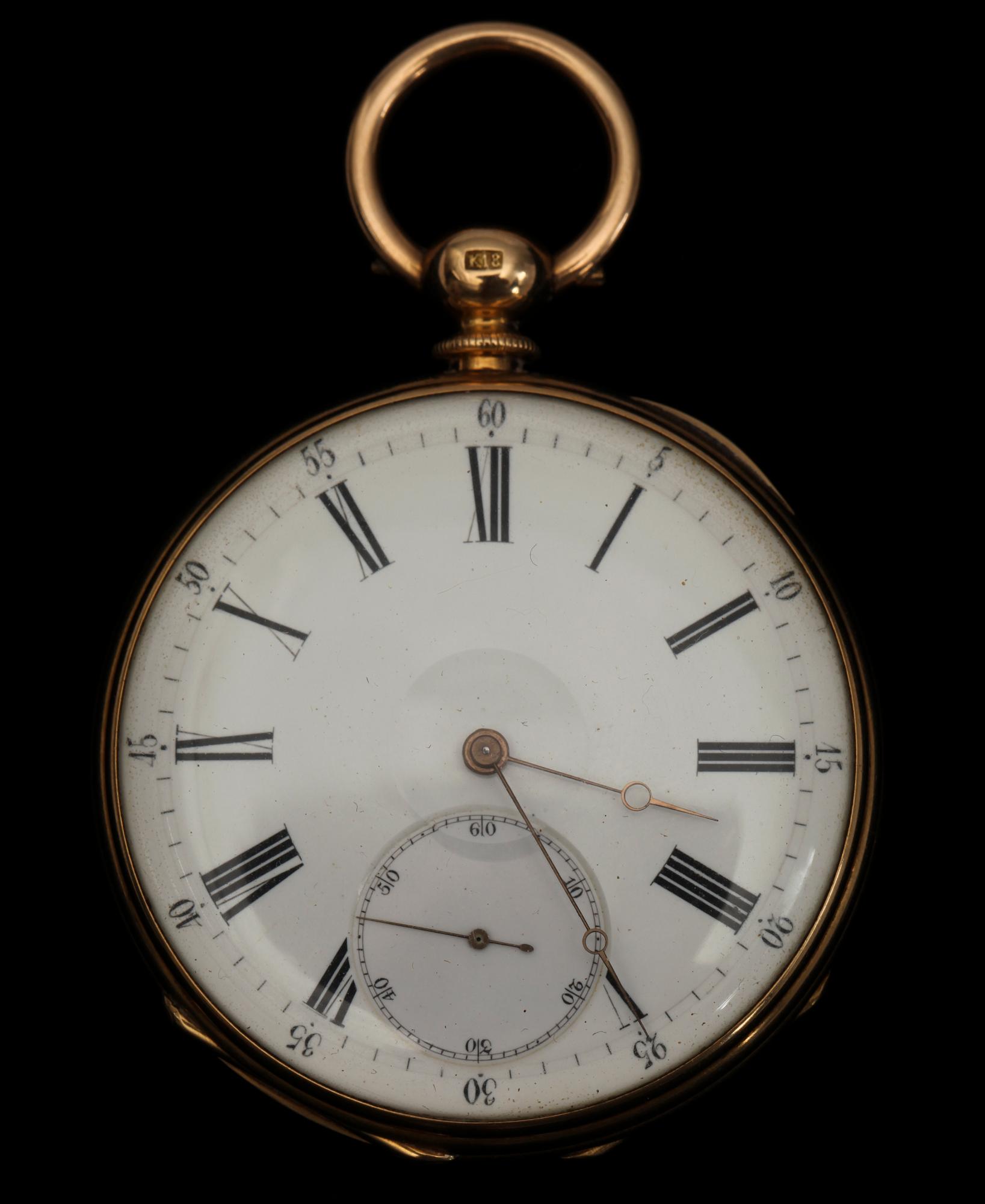 HERRFICKUR, 18K guld. Osignerat.