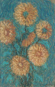 686. Isaac Grünewald, Still life with sunroses.