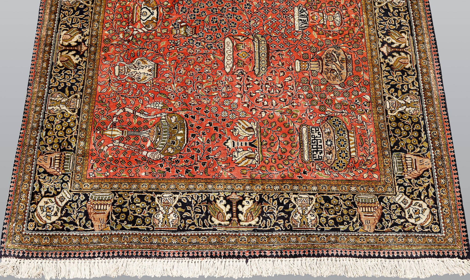 Matta, Figural Sike Ghom ca 157 x 111 cm.