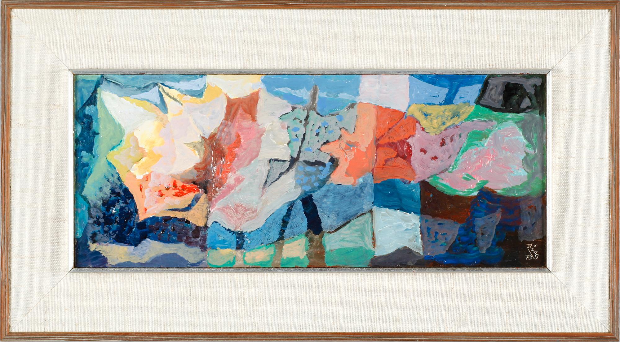 RAGNAR RING, olja på pannå, signerad och daterad 73.
