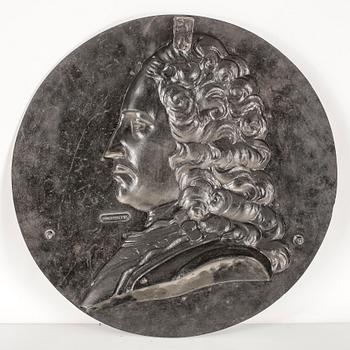 VÄGGPLAKETT, gjutjärn, Husqvarna, 1900-tal.