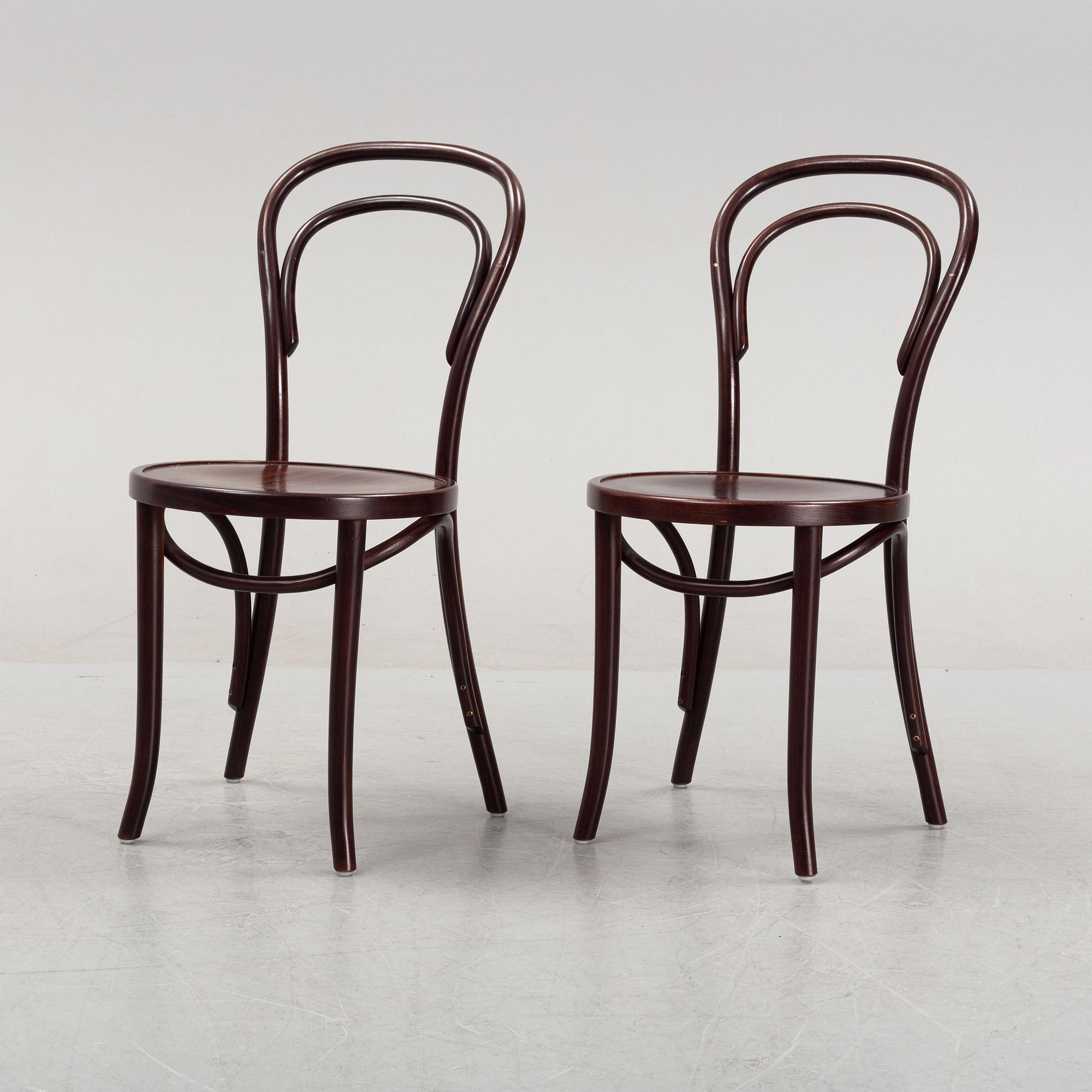 Beau Marché, stolar, 6 stycken, "Thonet café stol", Danmark, modern tillverkning.