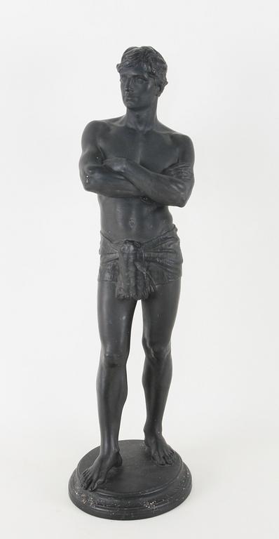 L P JÖRGENSEN, efter, skulptur, gips.