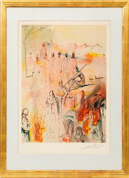 Salvador Dalí, "Tancred's oath", ur: "Three plays by the Marquis de Sade", 1969.