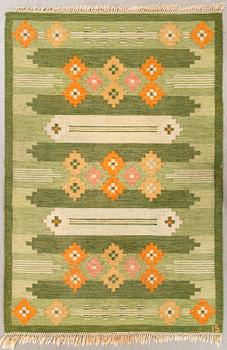 A Swedish flat weave carpet Frösö Ingegerd Silow 200x140 cm.