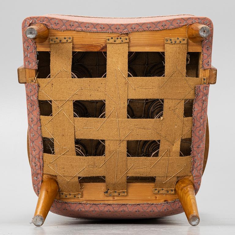 A pair of armchairs, Swedish Modern, 1940s.