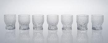 TAPIO WIRKKALA, lasisto, 18 kpl., "Aslak", Iittala, 1900-luvun loppupuoli.