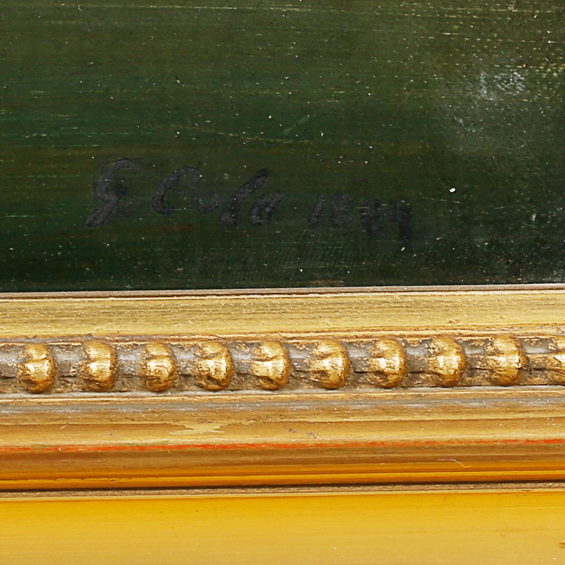 GEORGE VICAT COLE, tillskriven, olja på duk, signerad och daterad 1884.