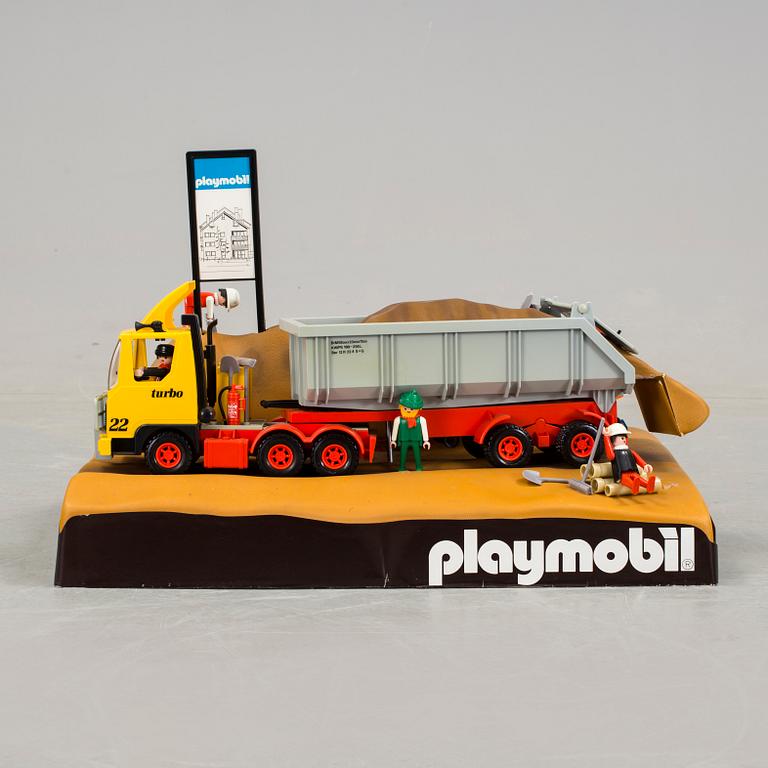 PLAYMOBIL, butiksdisplay, Tyskland, omkring 1986.